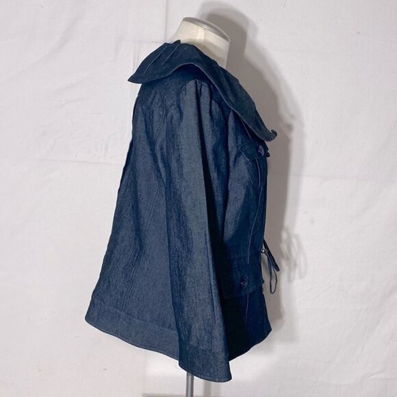 LIGHT Chambray Petticoat Jacket M - Picture 2 of 12